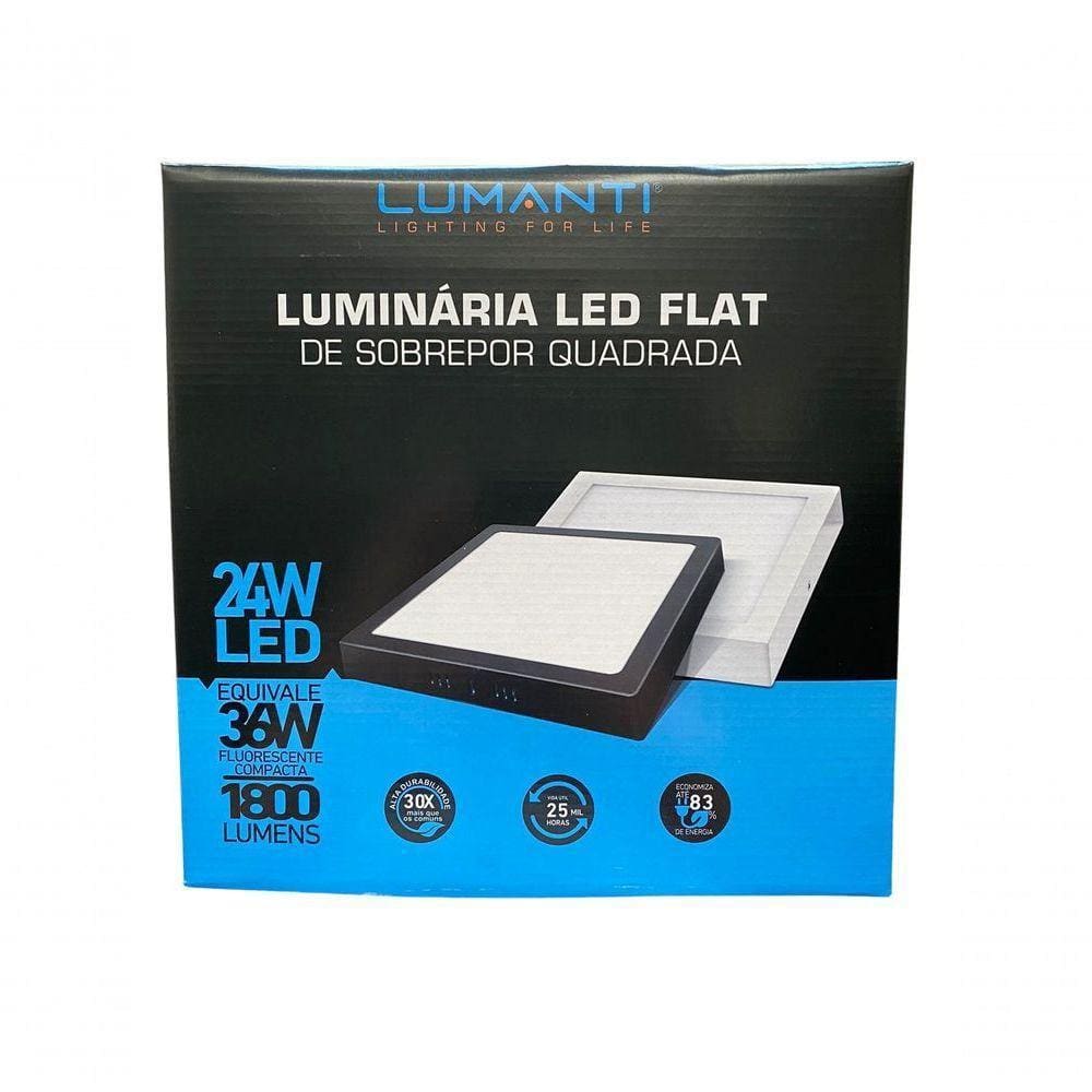 Painel Led 24w Sobrepor Neutro 4000k