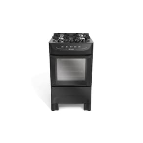 Fogão Mueller 4 Bocas com mesa de vidro Preto MFV4BB - Bivolt