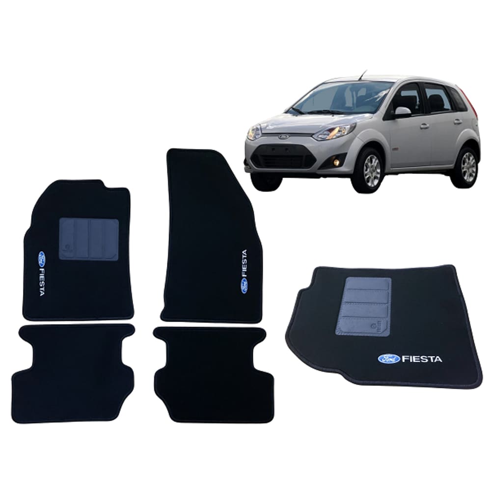 Tapete Carpete 5Mm Ford Fiesta 2004 2005 2006 07 08 09 10 11