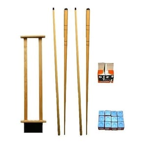 Kit Taqueira Lousa + 4 Tacos 1,30m + 1 Dz Giz Azul + 1 Cx Branco