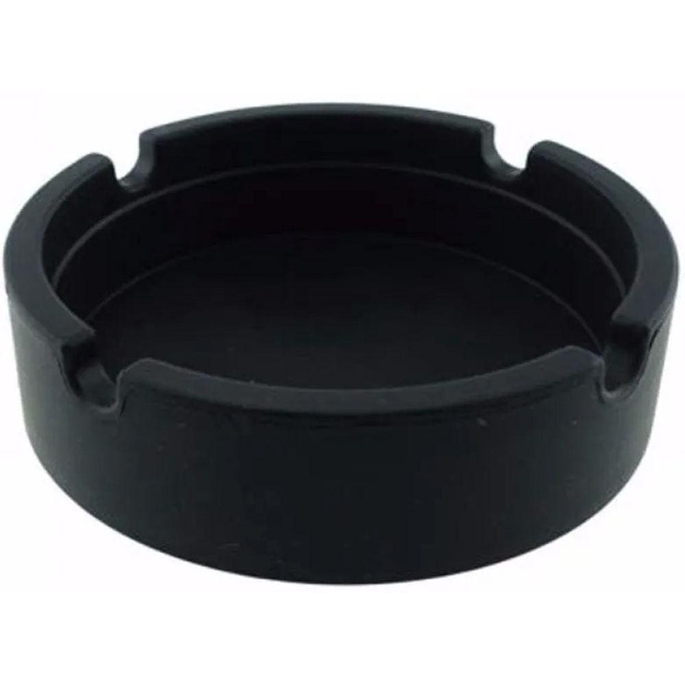Cinzeiro Silicone Redondo Borracha Leva Inquebravel