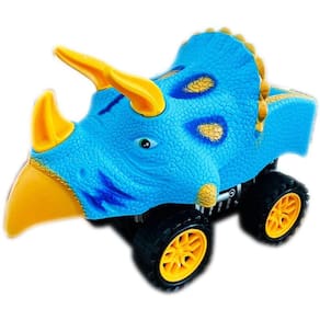 Carrinho Animal Dinossauro A Fricção 14cm Carro Animal