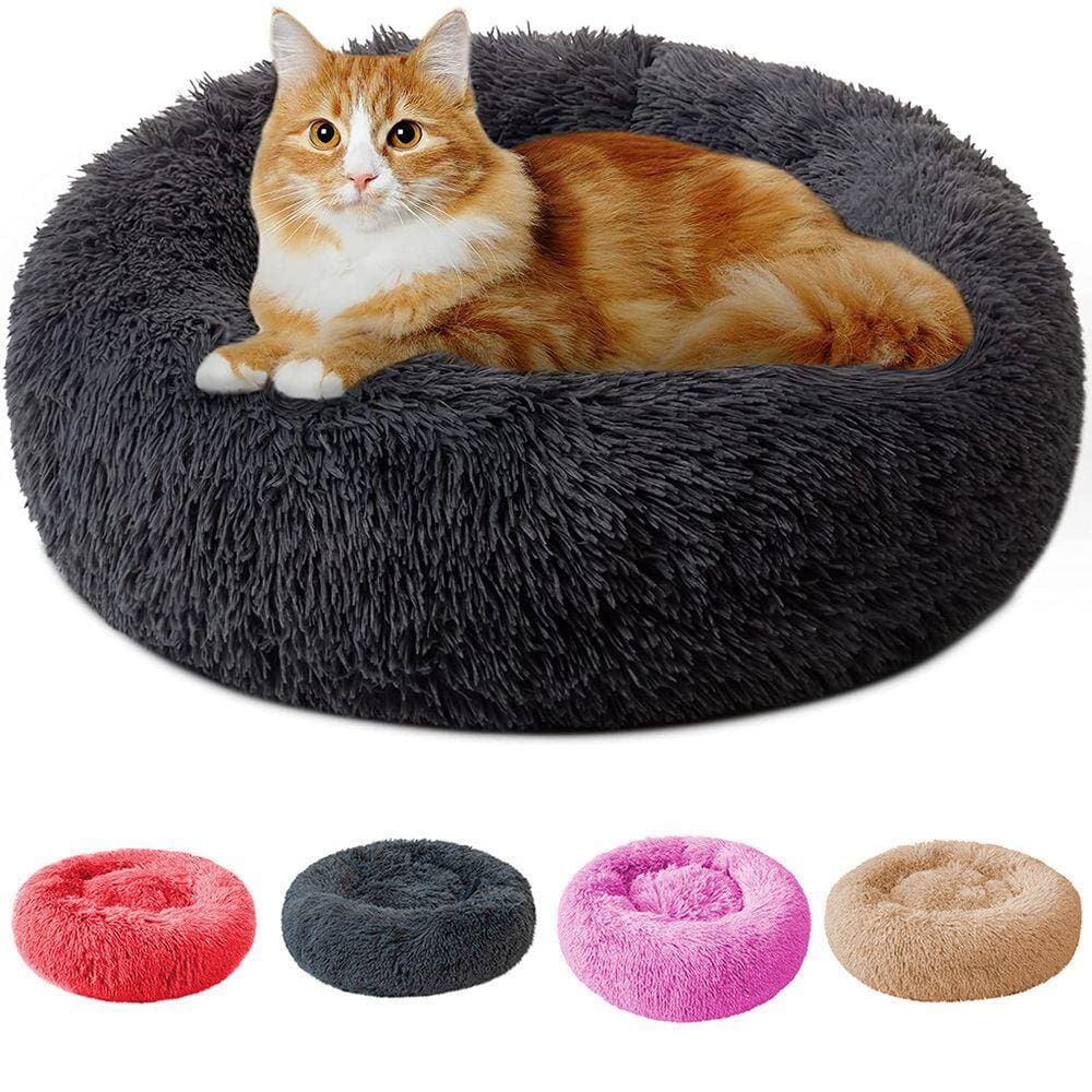Caminha Nuvem Pet Lorben Redonda Pelúcia Cachorros Gatos Tamanho GG 80x80cm