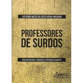 Professores de surdos: educação bilíngue, formação e experiências docentes Capa comum – 1 dezembro 2016