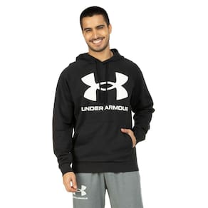 Blusa de Moletom Under Armour Masculina com Capuz Rival Fleece Big