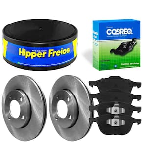 Kit Pastilha Disco Dianteiro Ventilado Ecosport 1.5 12V