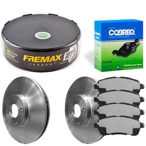 Kit Pastilha Disco Dianteiro Ventilado Ka 1.5 2018 a 2021 Co