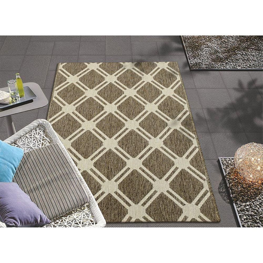 Tapete 100x150cm Outdoor Tapetes São Carlos Geométrico