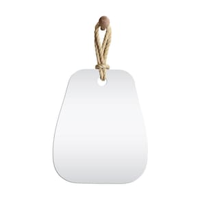 Espelho Decorativo Hole Alça Sisal Natural 60 X 40 Cm