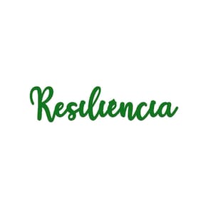 Arte Resiliência 38cmx9cm - Cria Arte Laser Verde
