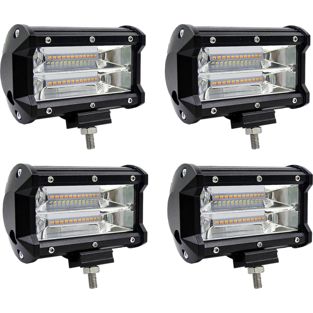 KIT 4 Farol de milha LED 72W LE-6769