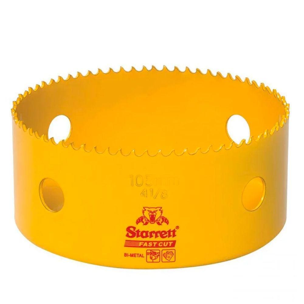 Serra Copo De Aço Rápido Bimetal 105mm 4.1/8 H0418 Starrett