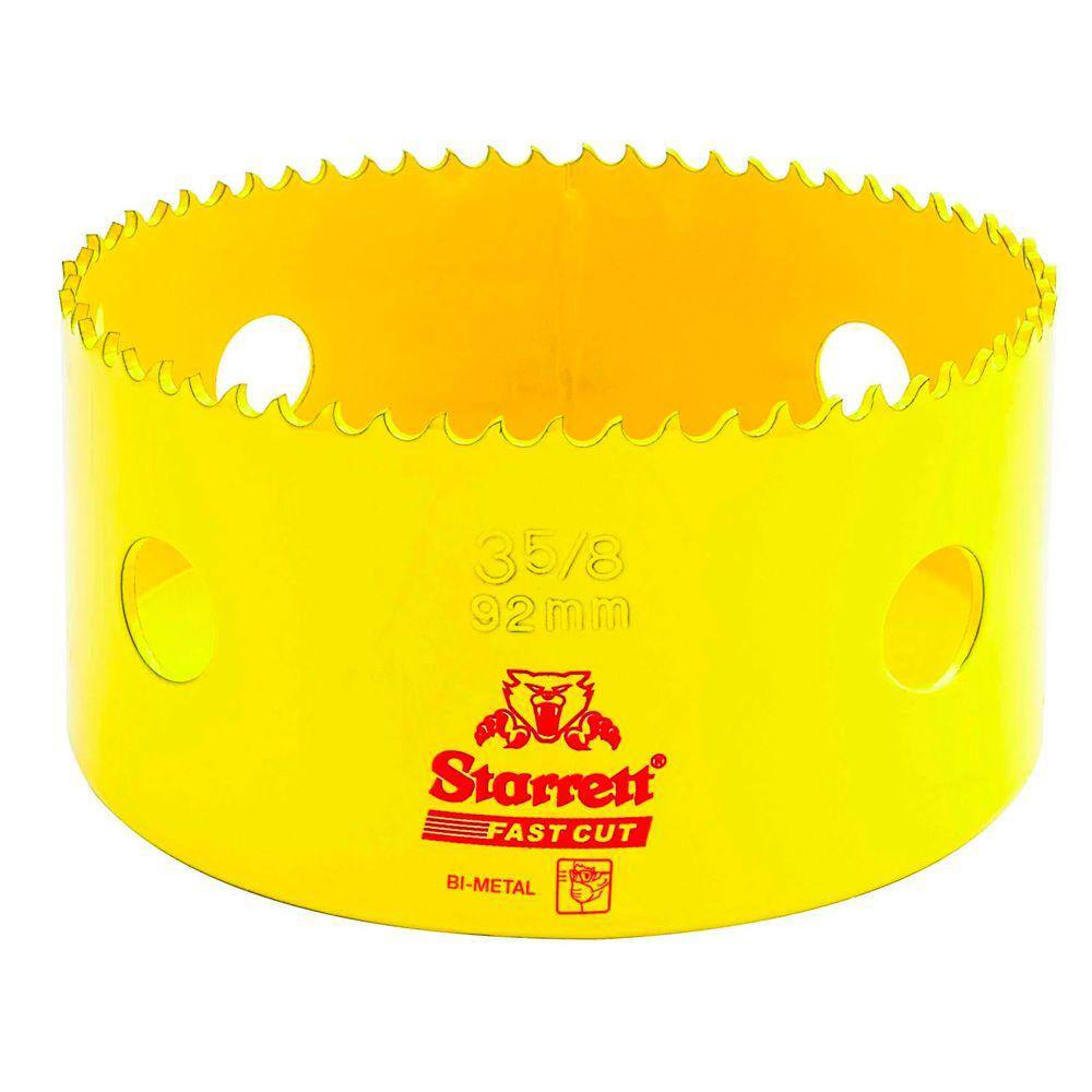 Serra Copo De Aço Rápido Bimetal 92mm 3.5/8 H0358 Starrett
