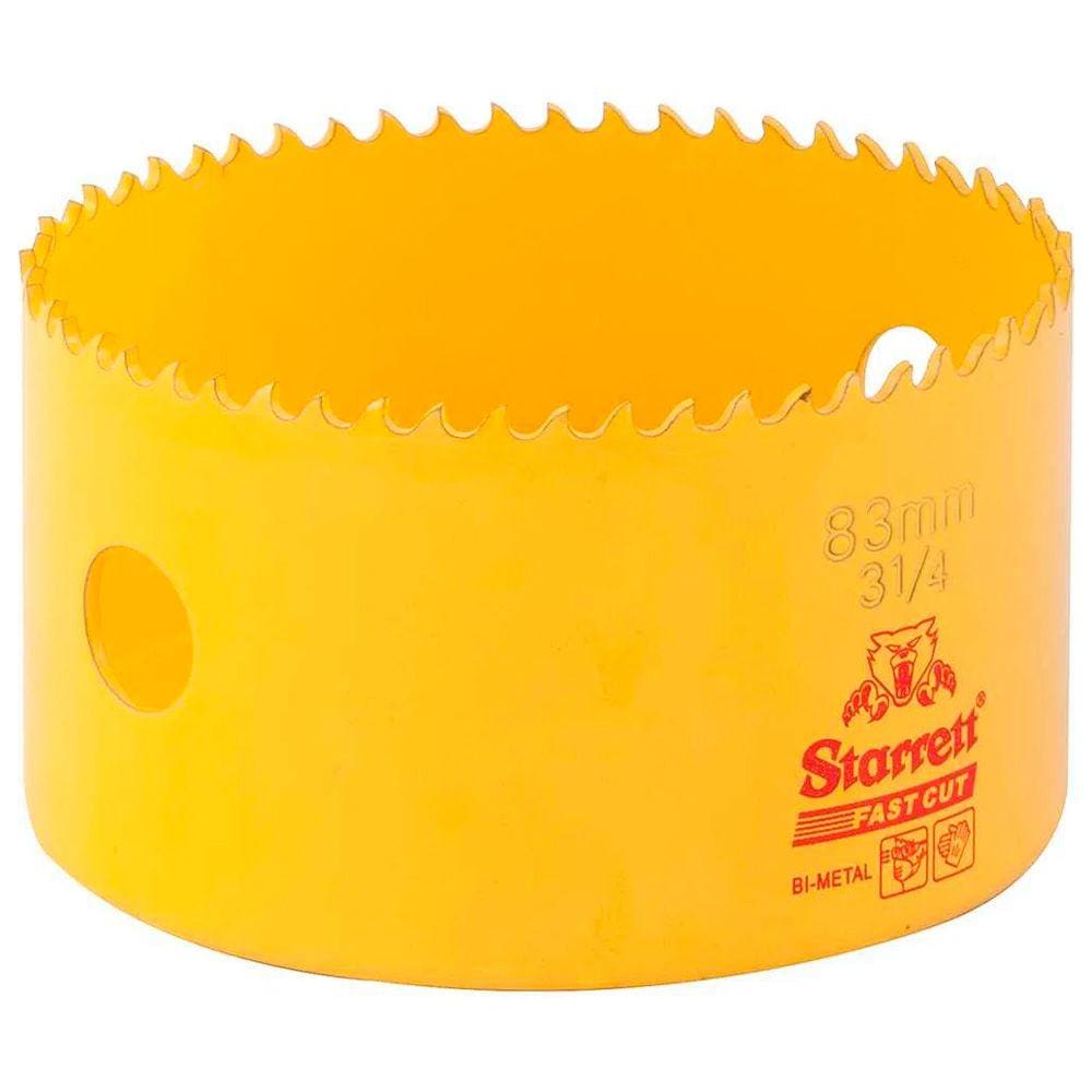 Serra Copo De Aço Rápido Bimetal 83mm 3.1/4 H0314 Starrett