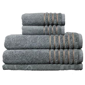 Jogo de banho 5 peças kit de Toalha fio penteado Jogo de toalha gigante toalha de alta absorção marca Casa da Toalha