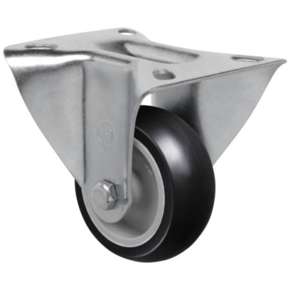 Rodízio Fixo Com Placa 3 POL FL312NP 70 kg SCIOPPA