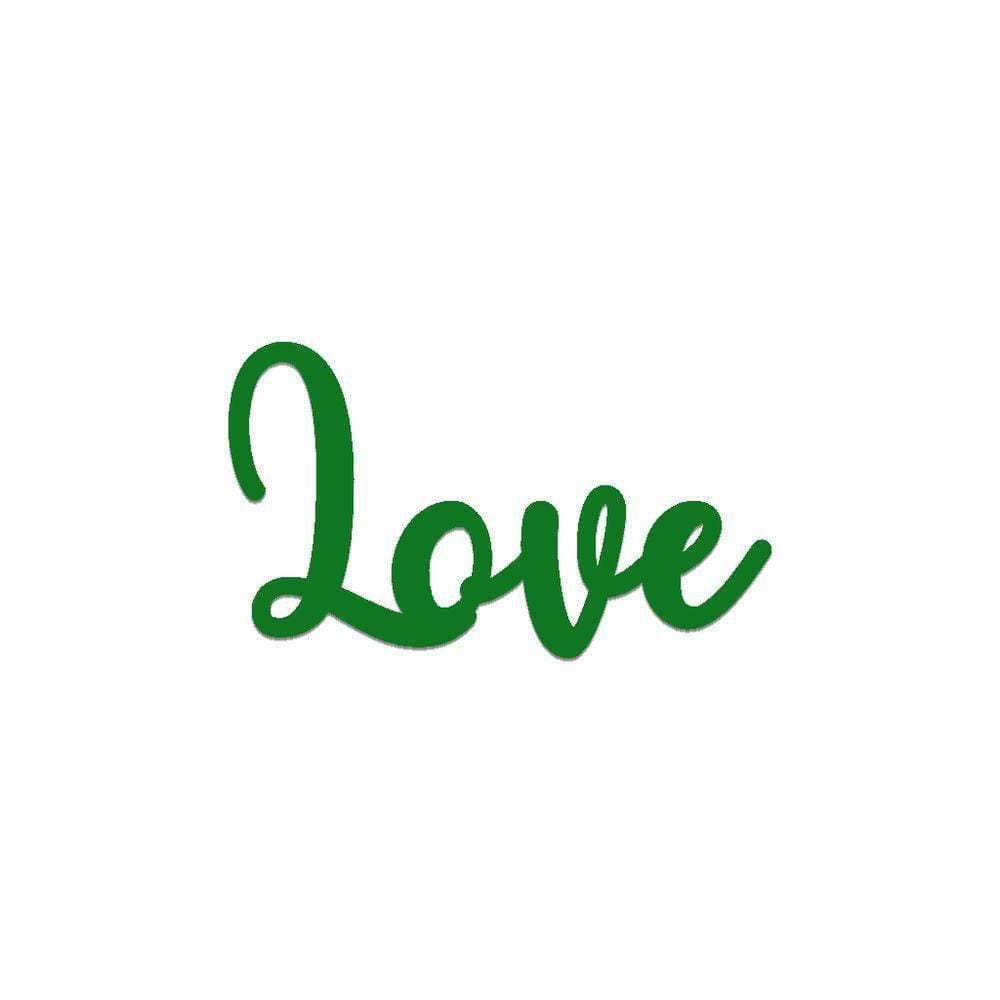 Arte Love 25,5x15cm - Cria Arte Laser Verde