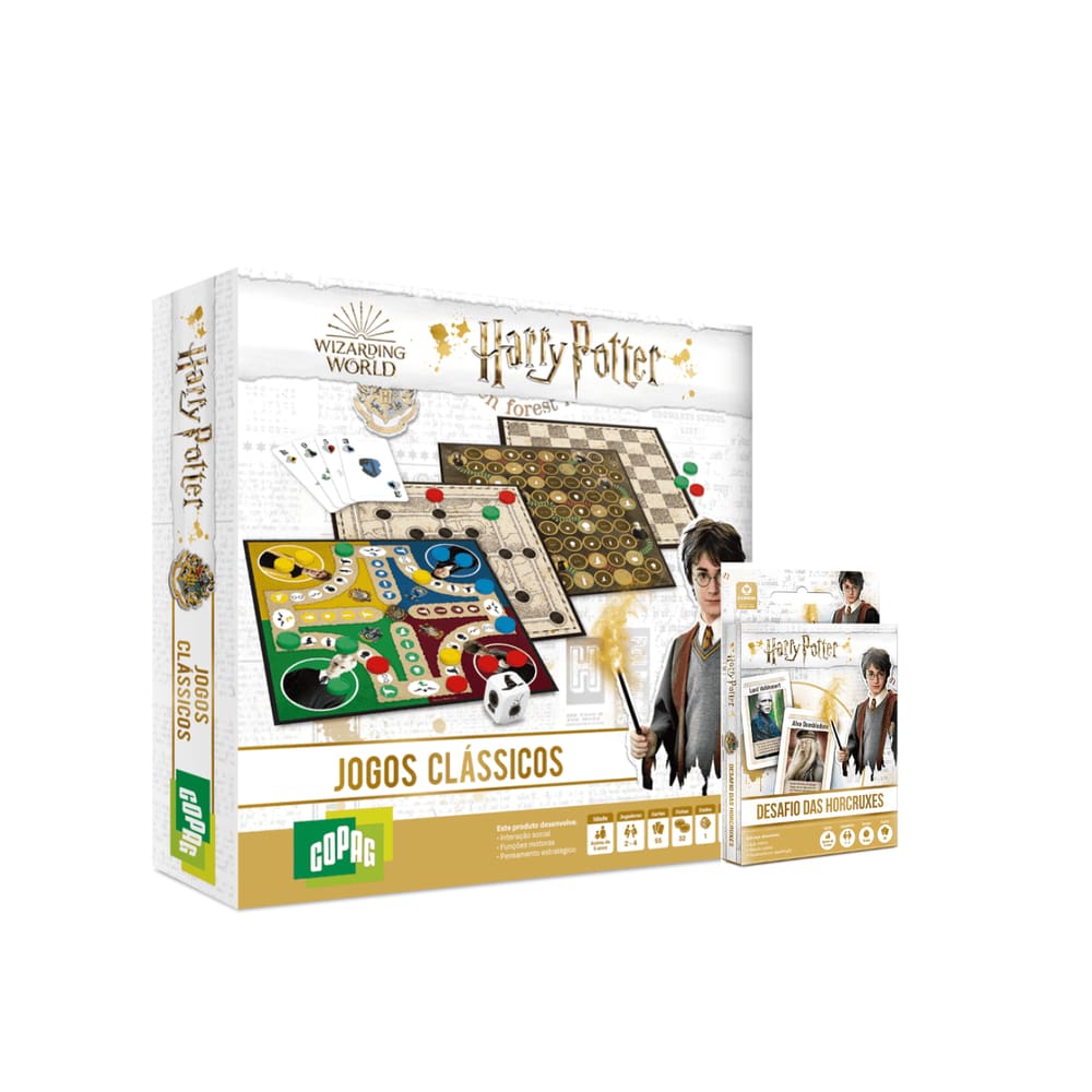 Kit Potterhead: Harry Potter Jogos Clássicos + Desafio Das Horcruxes Copag