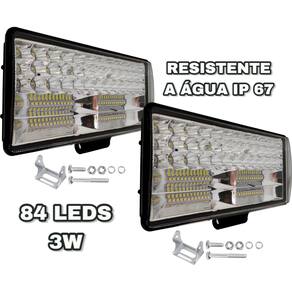 KIT 2 Farois De Led LE-6728 252w 84 Leds 12v 24v