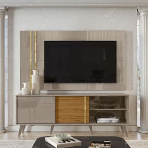 Rack Com Painel Madetec Cronos Para TV Até 65 Polegadas