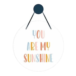 Flâmula You Are My Sunshine 30cmx30cm - Cria Arte Laser Branco