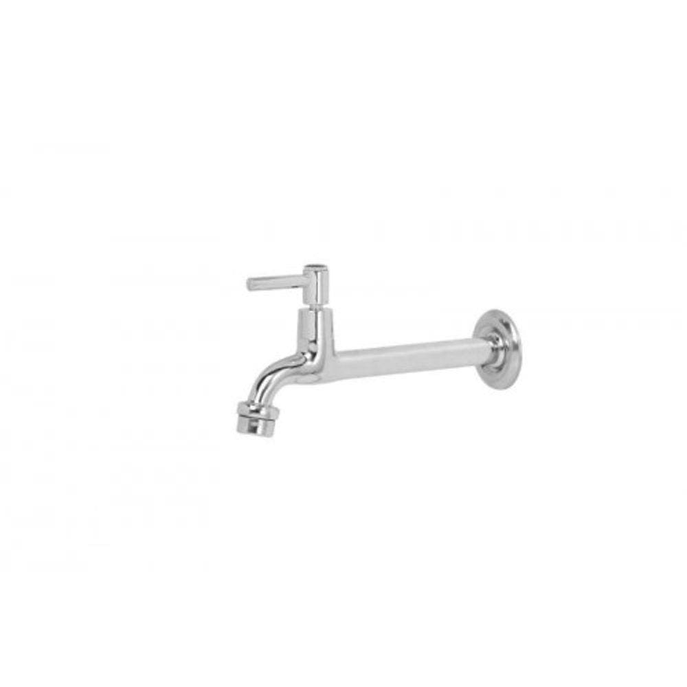 Torneira Para Jardim Tanque Metal Alavanca Cromada Com Arejador C34 Metal