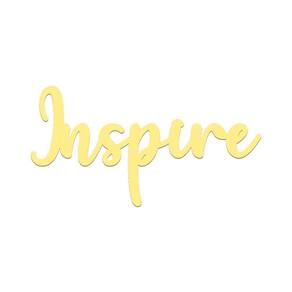 Arte Inspire 35cmx18cm - Cria Arte Laser Amarelo