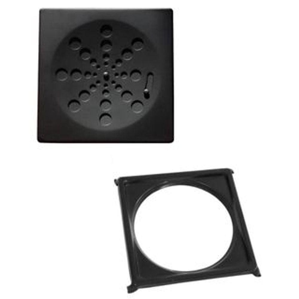 Grelha+Caixilho Qd 15 - Black
