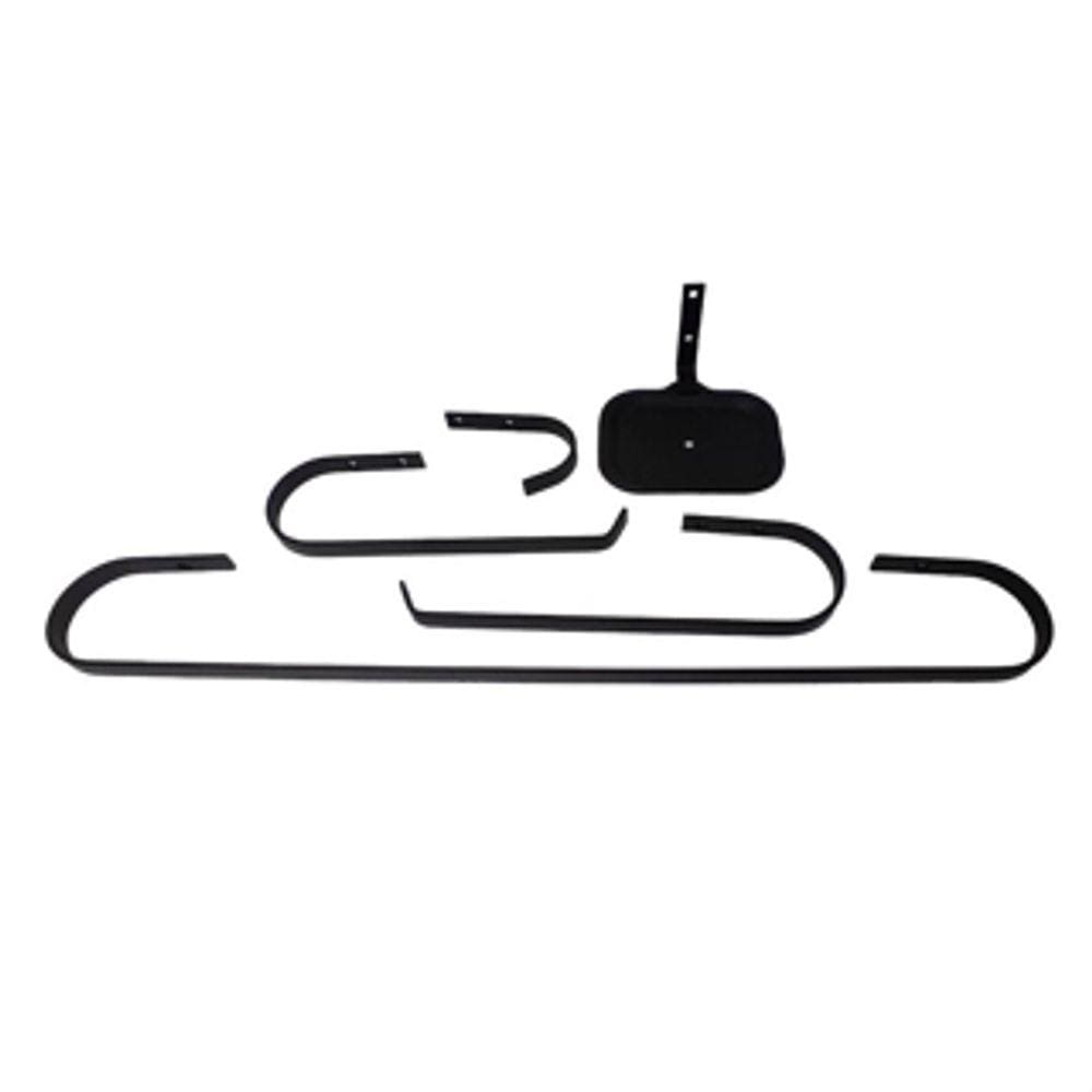 Kit Para Banheiro Luxo Square Black