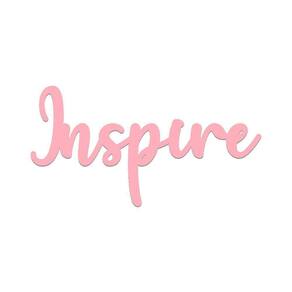 Arte Inspire 35cmx18cm - Cria Arte Laser Rosa Claro