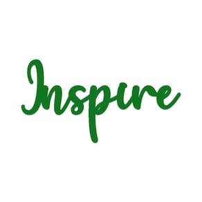 Arte Inspire 35cmx18cm - Cria Arte Laser Verde
