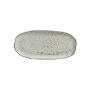 CONJUNTO C/ 4 TRAVESSAS OVAL RASA PEQUENA ORGÂNICO PISTACHE 23x11 CM