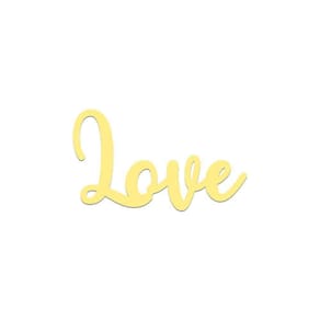 Arte Love 25,5x15cm - Cria Arte Laser Amarelo