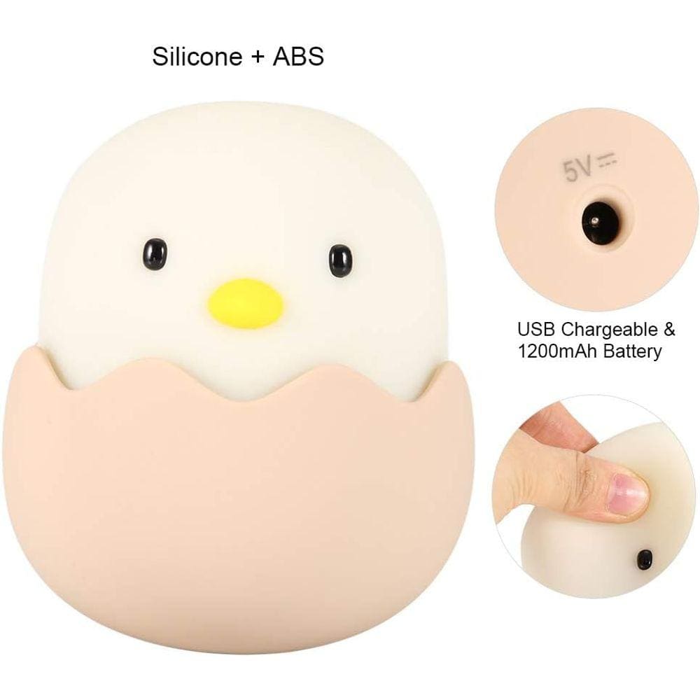 Luminária Infantil LED Decorativa Pintinho Recarregável