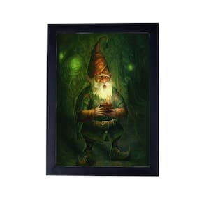 lindo quadro bruxaria gnomos elementais da terra P8393