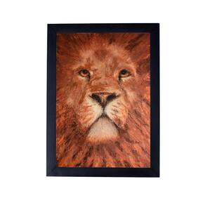 Quadro poster com moldura leão de juda P8385