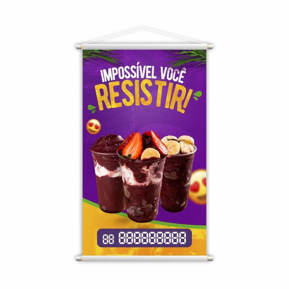 Banner Açaí No Copo Complementos Tele Grande