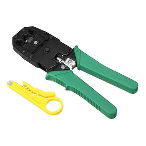 Alicate de Crimpar RJ45/RJ11/RJ12 Decapador de cabos LE-1940