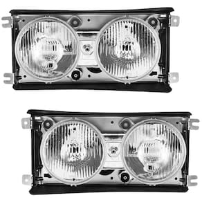 Par Farol Duplo Mercedes 914 915 1618 1720 Com Suporte Orgus