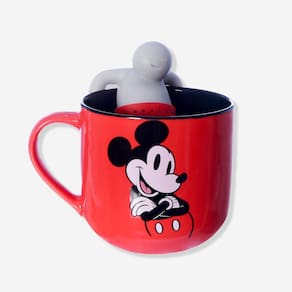 Caneca 350ml C/ Infusor P/ Chá Mckey Mouse Disney
