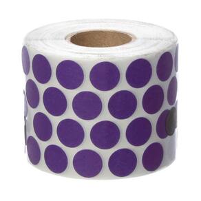 Etiqueta Adesiva Bolinha Colorida Roxo 10Mm 1,0Cm Rolo 1000