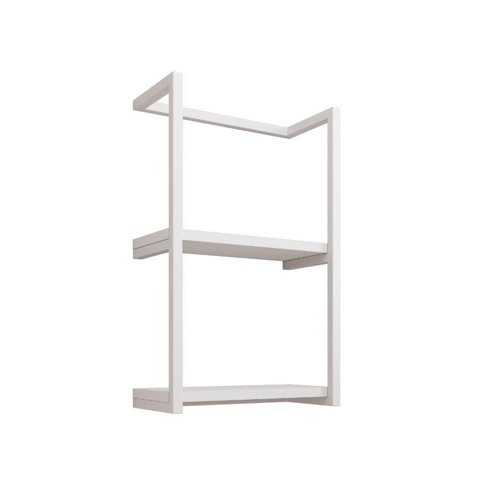 Toalheiro Para Banheiro Estilo Industrial Sahy - Branco - Cor: Branco
