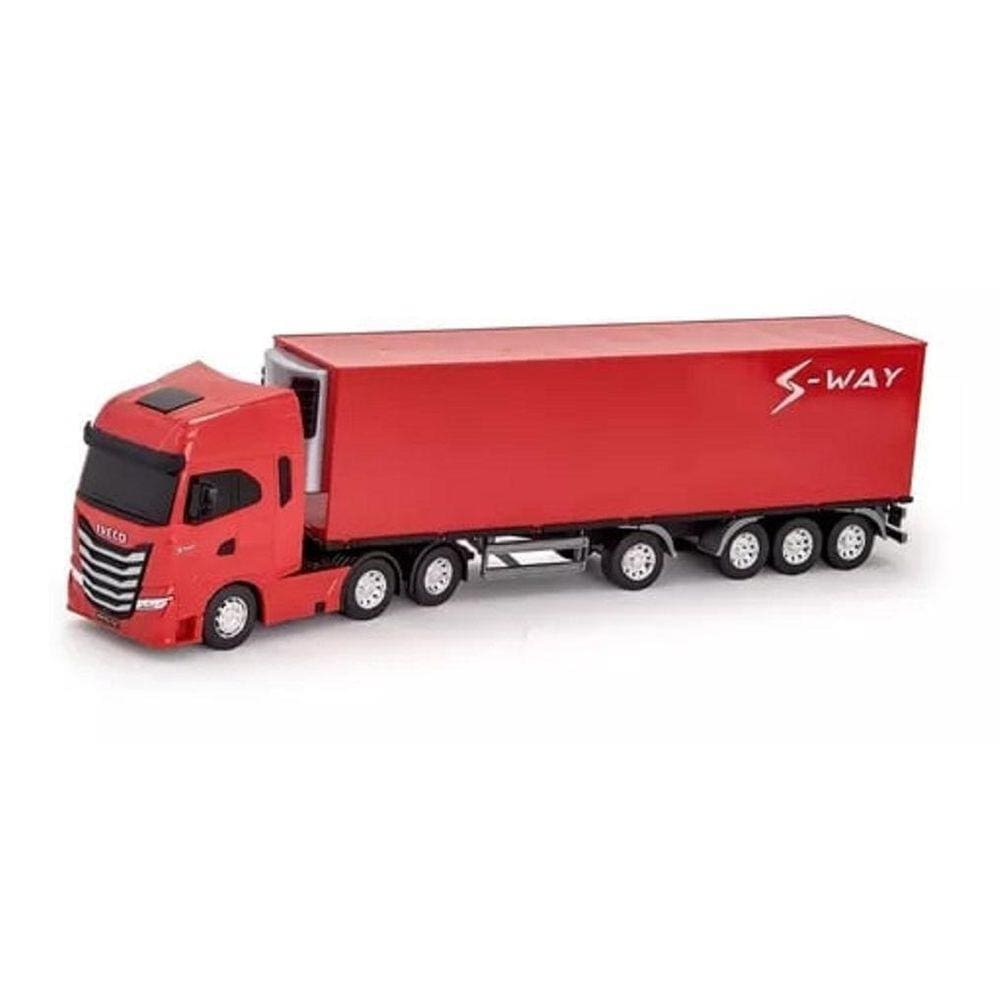 Caminhão Carreta de Brinquedo Miniatura Metal 30cm Coleção