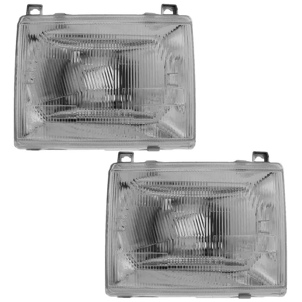 Par Farol Ford F-1000 F-4000 92 a 95 Com Soquete H4 Orgus