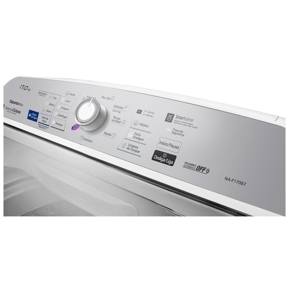 Lavadora de Roupas 17 Kg Panasonic Branca | Casas Bahia