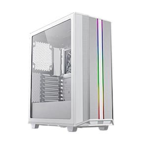 Gabinete Gamer Gamemax Precision White Coc, Argb, Lateral Em