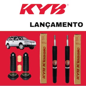 2 Amortecedor Dianteiro Novo Kayaba Linha Klassic + Kit Batente Vw Parati G2 G3 G4  2010