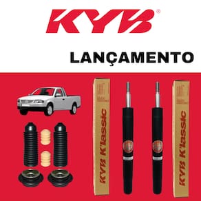 Amortecedores Dianteiros Kayaba + Kit Batente Vw Saveiro G2 G3 G4 2008 Nova Linha Klassic