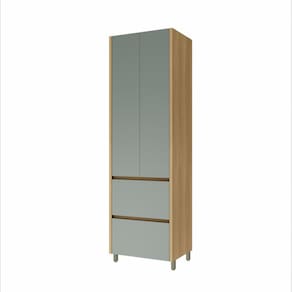 Paneleiro 2 Portas 2 Gavetas Nesher Rainha 70cm 100 Mdf