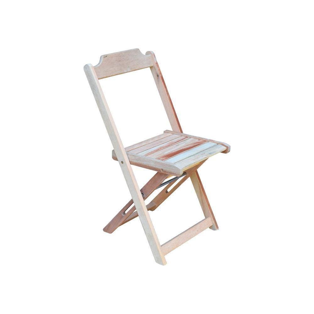 Cadeira De Madeira Crua